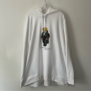 Polo Ralph Lauren Polo Bear Hoodie White 4XB